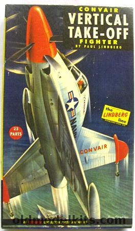 Lindberg 1/48 Convair XFY-1 Vertical Take-Off Fighter, 526-98 plastic model kit